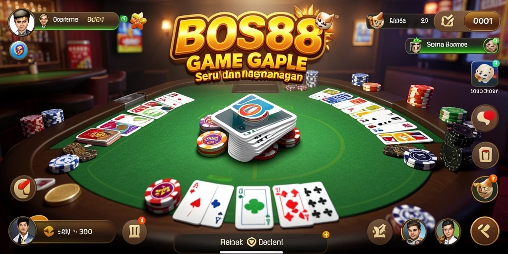 Tampilan gameplay seru dari BOS88 dengan pemain yang kompetitif.