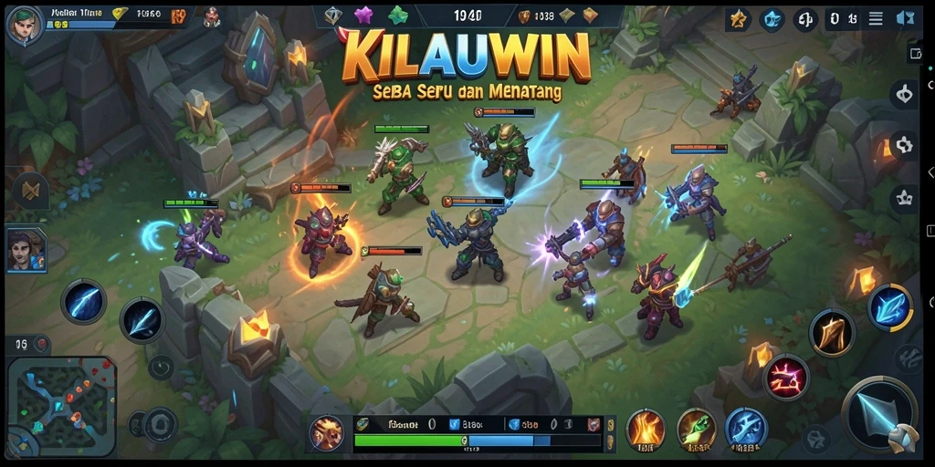 Gameplay seru dalam KILAUWIN dengan karakter yang beragam.