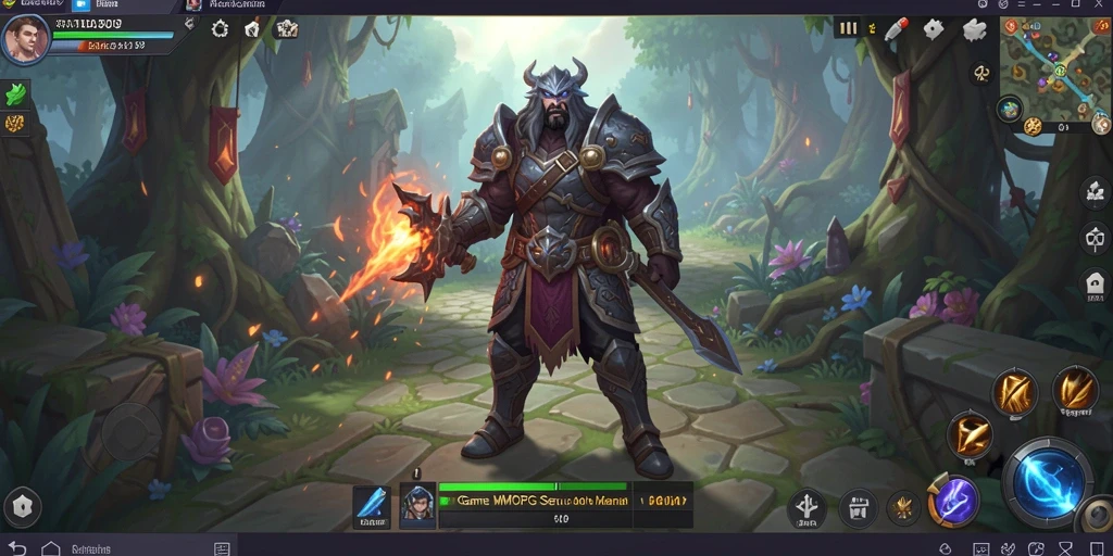 Tampilan gameplay seru dari RATU303 dalam dunia MMORPG.