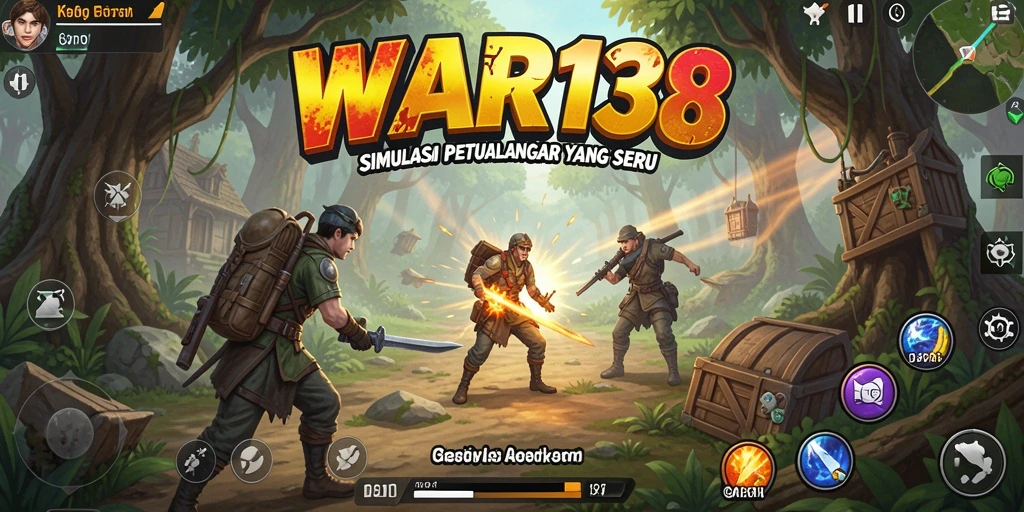 Screenshot gameplay WAR138 menampilkan simulasi yang menarik dan realistik.